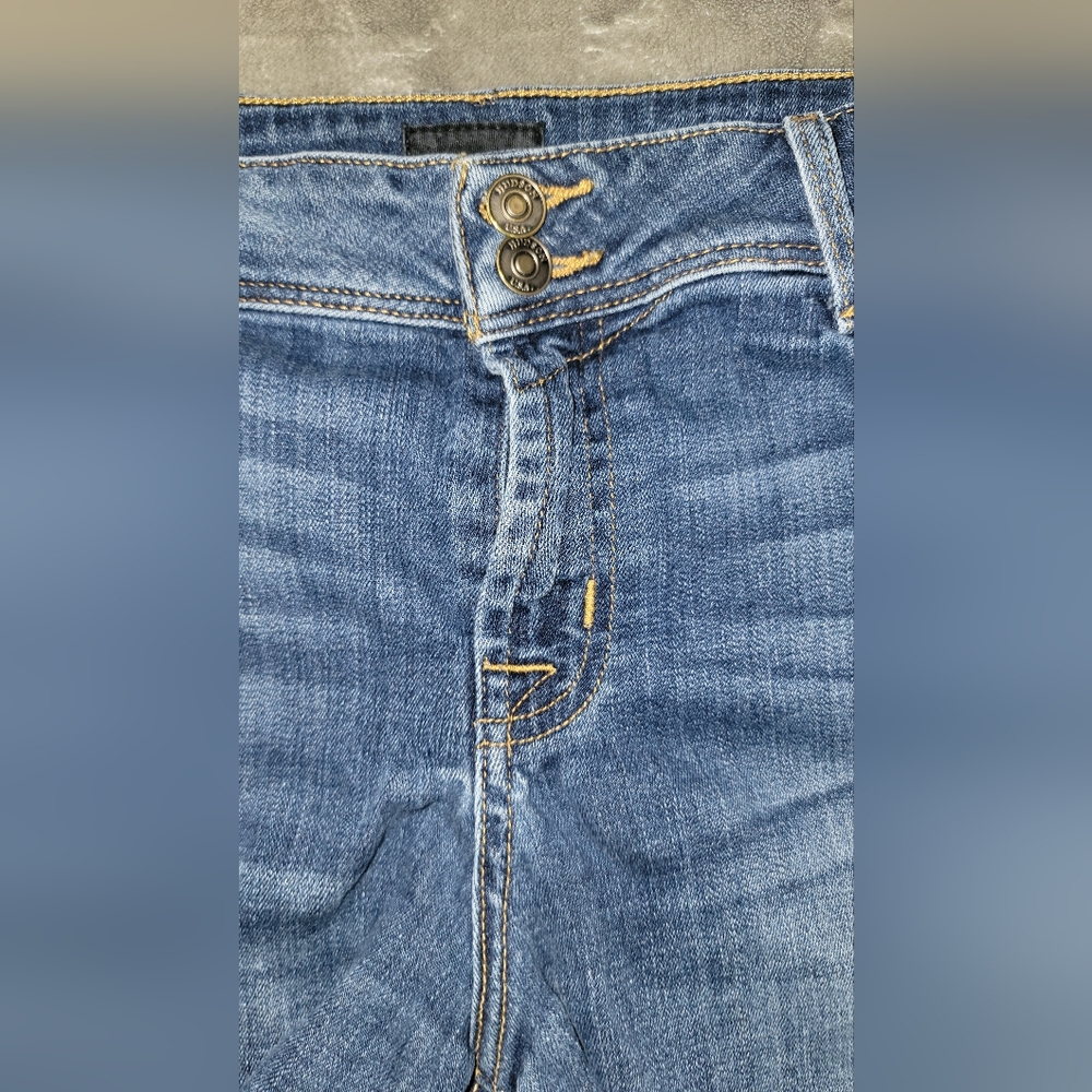 Hudson Jeans Blue Distressed Jean Shorts - Picture 5 of 7